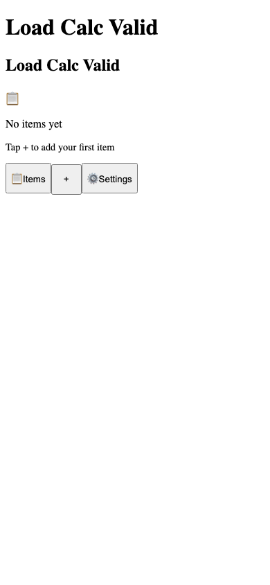 Load Calc Valid - HVAC Tool Pro export example